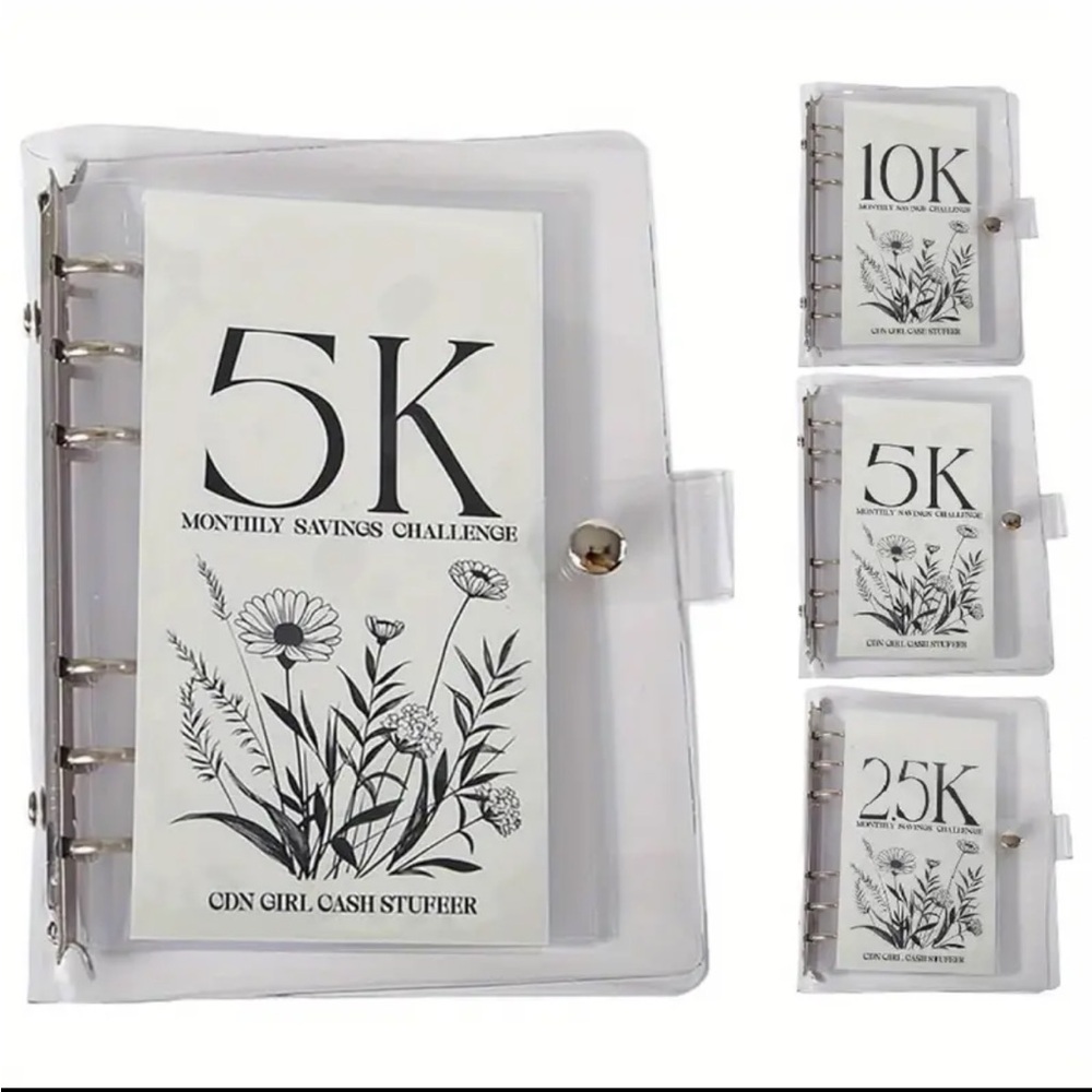 Clear Savings Challenge Binder